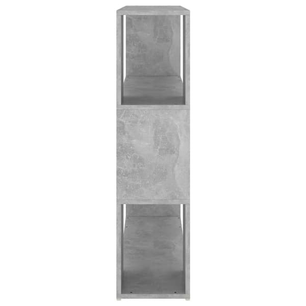 vidaXL bogskab/rumdeler 100x24x94 cm spånplade betongrå -  Bogskabe & reoler