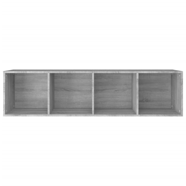 vidaXL bogreol/tv-bord 36x30x143 cm konstrueret træ grå sonoma-eg - Bogskabe & reoler