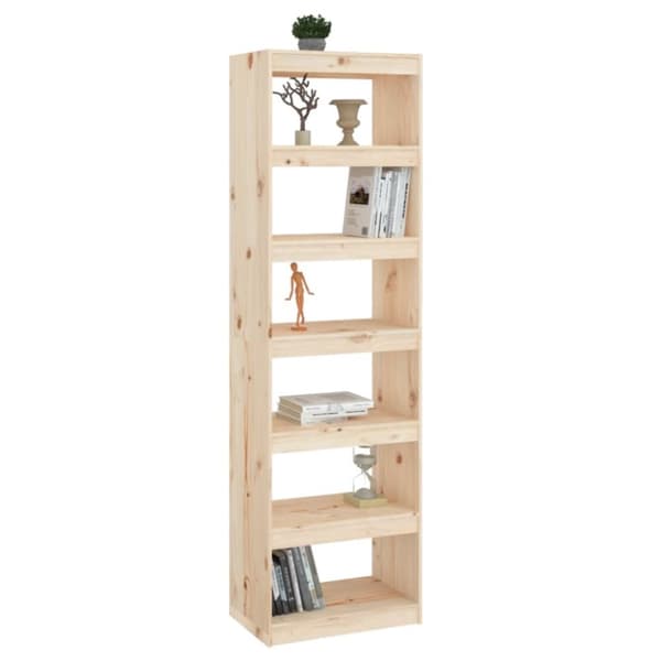 vidaXL bogreol/rumdeler 60x30x199,5cm massivt fyrretræ -  Bogskabe & reoler
