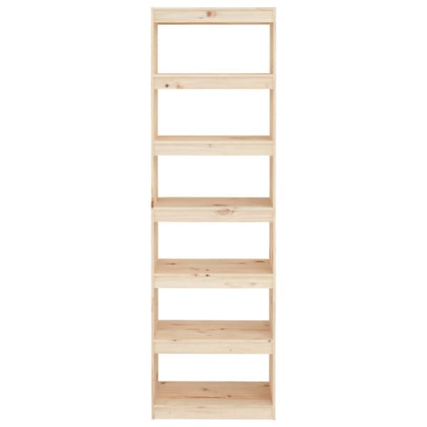 vidaXL bogreol/rumdeler 60x30x199,5cm massivt fyrretræ -  Bogskabe & reoler