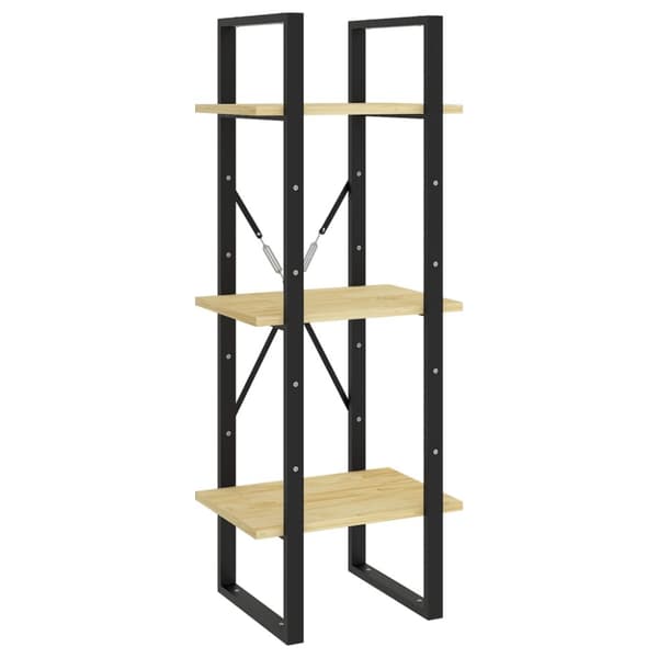 vidaXL bogreol 40x30x175 cm 5 hylder massivt fyrretræ - Bogskabe & reoler