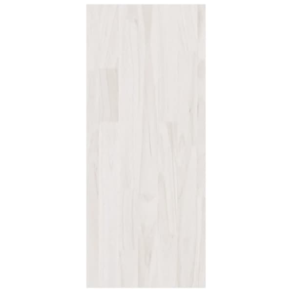 vidaXL bogreol/rumdeler 100x30x71,5 cm fyrretræ hvid -  Bogskabe & reoler