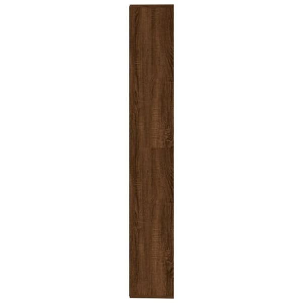 vidaXL Kirjahylly ruskea tammi 155x24x160 cm - Kirjahyllyt