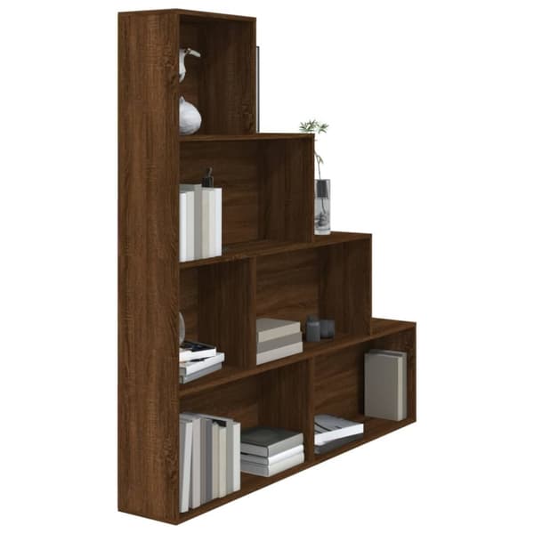 vidaXL Kirjahylly ruskea tammi 155x24x160 cm - Kirjahyllyt