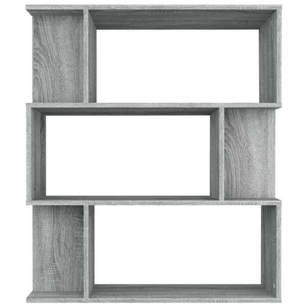vidaXL Bokhylla/Rumsavdelare grå sonoma 80x24x96 cm - Bokhyllor & fristående hyllor