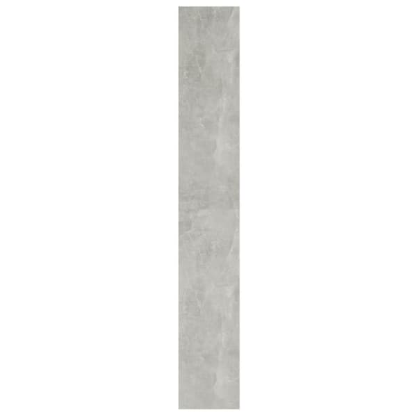vidaXL bogreol/rumdeler 40x30x198 cm betongrå - Bogskabe & reoler