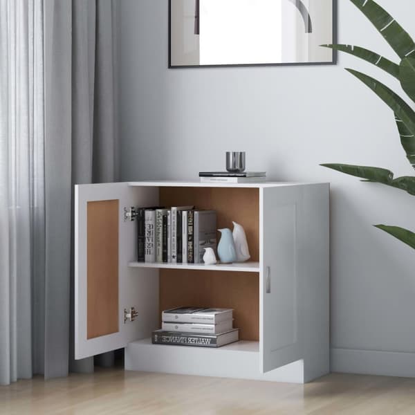 vidaXL Kirjahylly valkoinen 82,5x30,5x80 cm tekninen puu - Kirjahyllyt