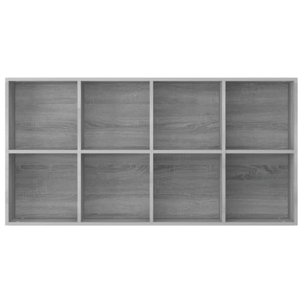vidaXL Kirjahylly / Senkki harmaa Sonoma 66x30x130 cm tekninen puu - Kirjahyllyt