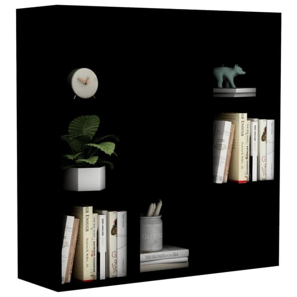 vidaXL bogreol 98x29x97,5 cm konstrueret træ sort -  Bogskabe & reoler