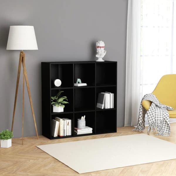 vidaXL bogreol 98x29x97,5 cm konstrueret træ sort -  Bogskabe & reoler