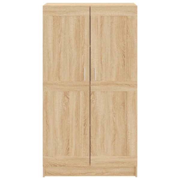 vidaXL bogreol 82,5x30,5x150 cm konstrueret træ sonoma-eg - Bogskabe & reoler