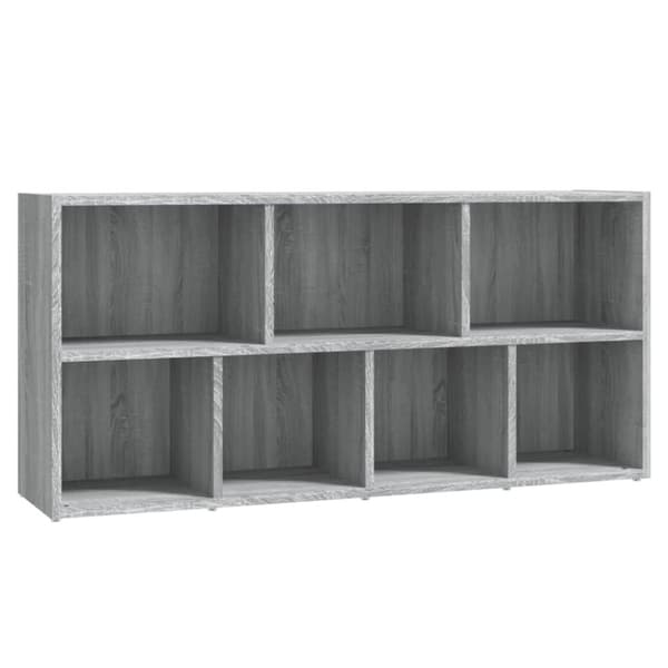 vidaXL bogreol 50x25x106 cm grå sonoma-eg - Bogskabe & reoler