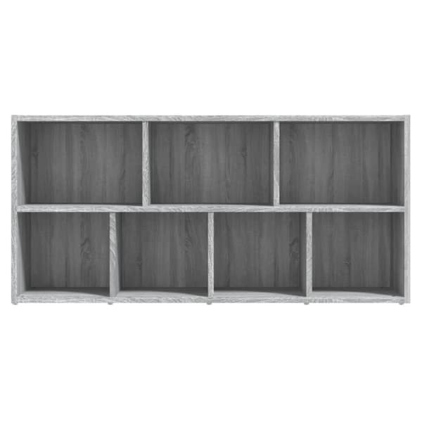 vidaXL bogreol 50x25x106 cm grå sonoma-eg - Bogskabe & reoler