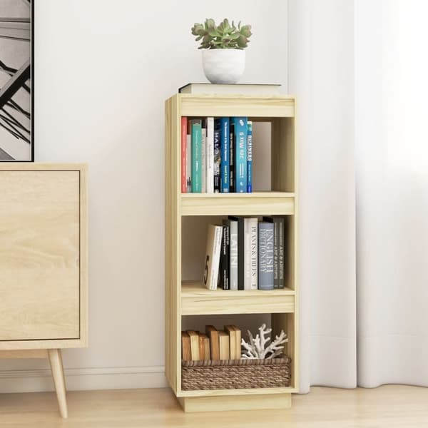 vidaXL bogreol/rumdeler 40x35x103 cm massivt fyrretræ -  Bogskabe & reoler