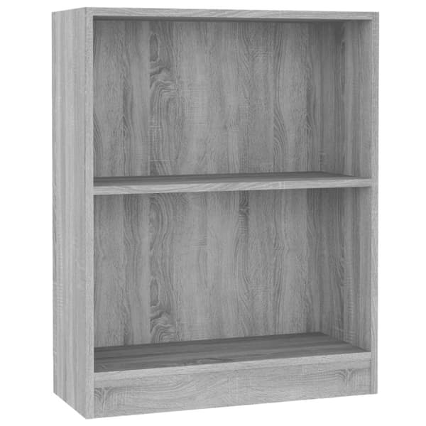 vidaXL bogreol 60x24x76 cm konstrueret træ grå sonoma-eg -  Bogskabe & reoler