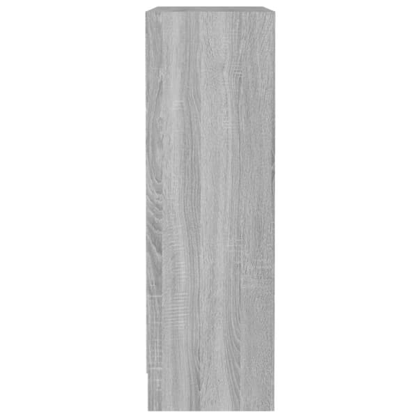 vidaXL bogreol 60x24x76 cm konstrueret træ grå sonoma-eg -  Bogskabe & reoler
