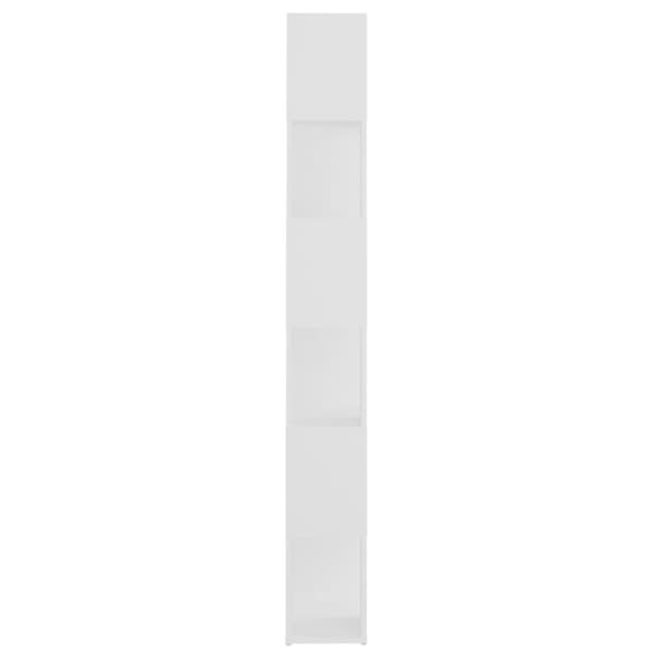 vidaXL bogskab/rumdeler 60x24x186 cm spånplade hvid -  Bogskabe & reoler