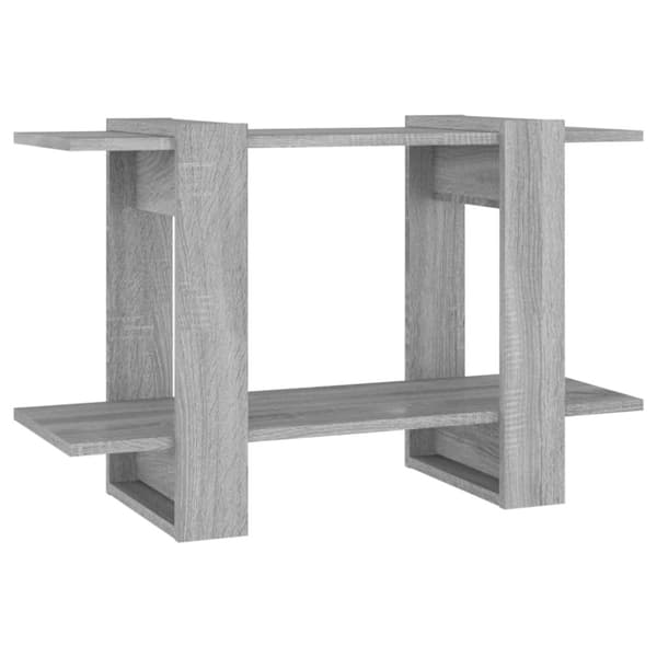 vidaXL bogreol/rumdeler 80x30x51 cm grå sonoma-eg -  Bogskabe & reoler