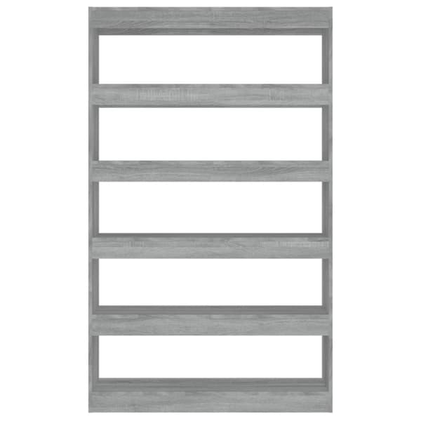 vidaXL bogreol/rumdeler 100x30x166 cm grå sonoma-eg -  Bogskabe & reoler