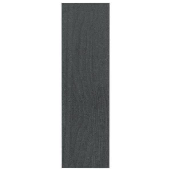 vidaXL bogskab/rumdeler 100x30x103 cm massivt fyrretræ grå -  Bogskabe & reoler