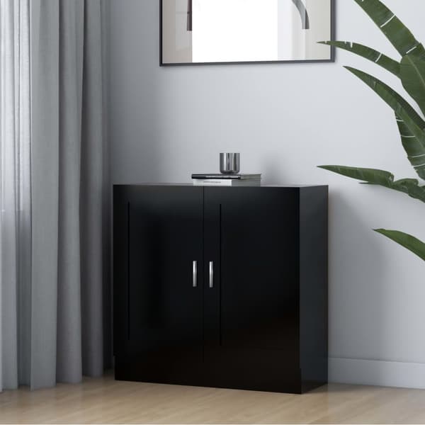 vidaXL Kirjahylly musta 82,5x30,5x80 cm tekninen puu - Kirjahyllyt