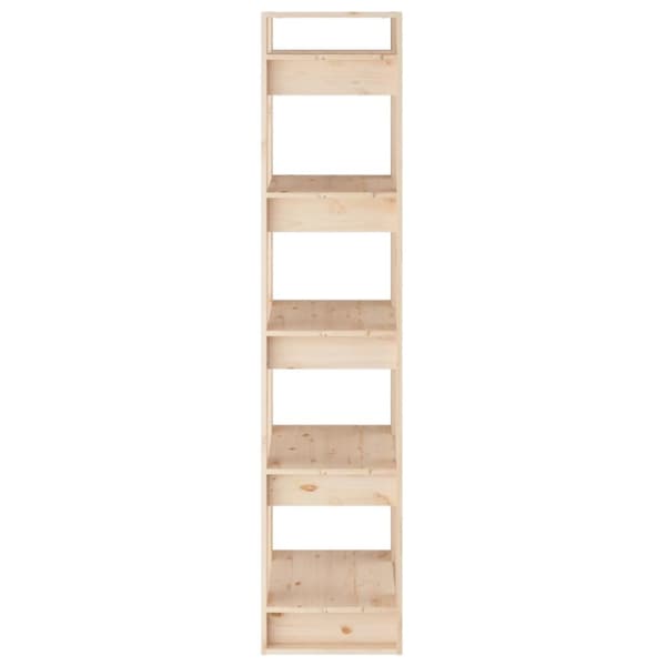 vidaXL bogreol/rumdeler 41x35x160 cm massivt fyrretræ -  Bogskabe & reoler