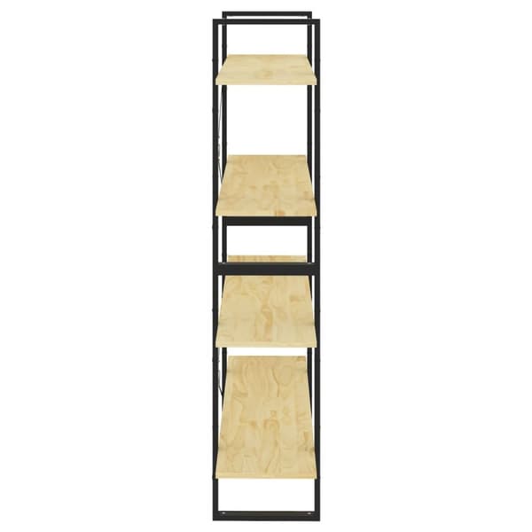 vidaXL 4-tasoinen kirjahylly 100x30x140 cm täysi mänty -  Kirjahyllyt