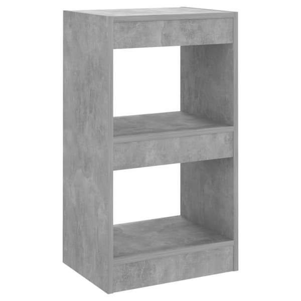 vidaXL Kirjahylly/tilanjakaja betoninharmaa 40x30x72 cm -  Kirjahyllyt
