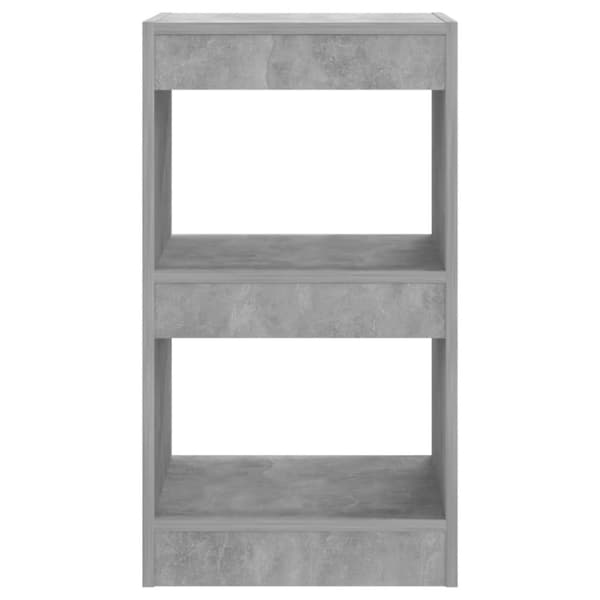 vidaXL Kirjahylly/tilanjakaja betoninharmaa 40x30x72 cm -  Kirjahyllyt