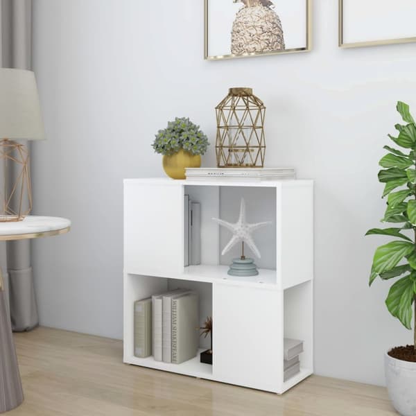 vidaXL Kirjahylly valkoinen 60x24x63 cm tekninen puu -  Kirjahyllyt