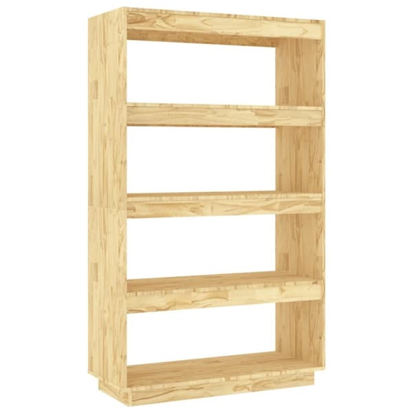 vidaXL bogreol/rumdeler 80x35x135 cm massivt fyrretræ - Bogskabe & reoler