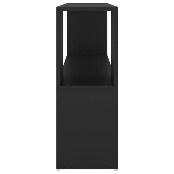 vidaXL bogreol 100x24x63 cm spånplade sort -  Bogskabe & reoler