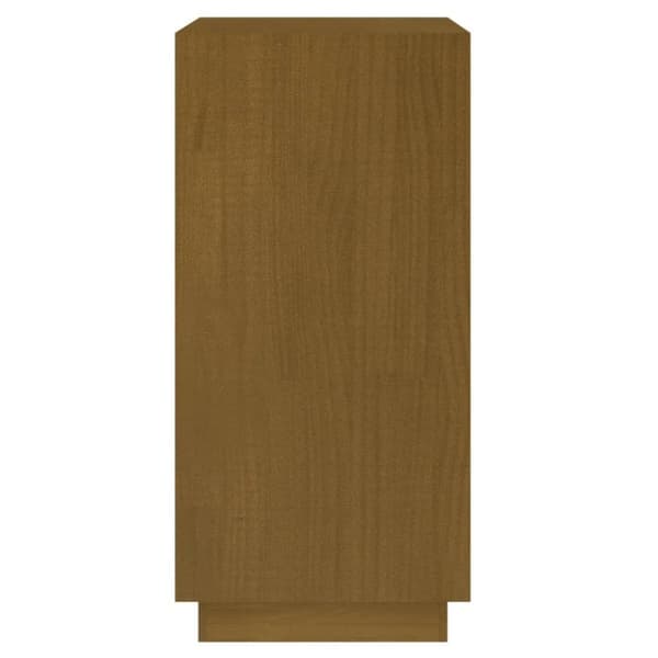 vidaXL bogreol 40x35x71 cm massivt fyrretræ gyldenbrun -  Bogskabe & reoler