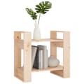Miniatyrbillede 6 af 10: vidaXL bogreol/rumdeler 60x35x57 cm massivt fyrretræ -  Bogskabe & reoler