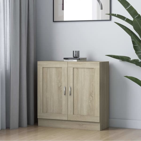 vidaXL bogreol 82,5x30,5x80 cm konstrueret træ sonoma-eg -  Bogskabe & reoler