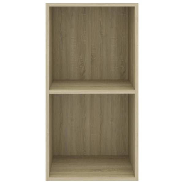 vidaXL 2-tasoinen kirjahylly Sonoma-tammi 40x30x76,5 cm tekninen puu -  Kirjahyllyt