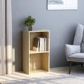 Pikkukuva 1 / 8: vidaXL 2-tasoinen kirjahylly Sonoma-tammi 40x30x76,5 cm tekninen puu -  Kirjahyllyt