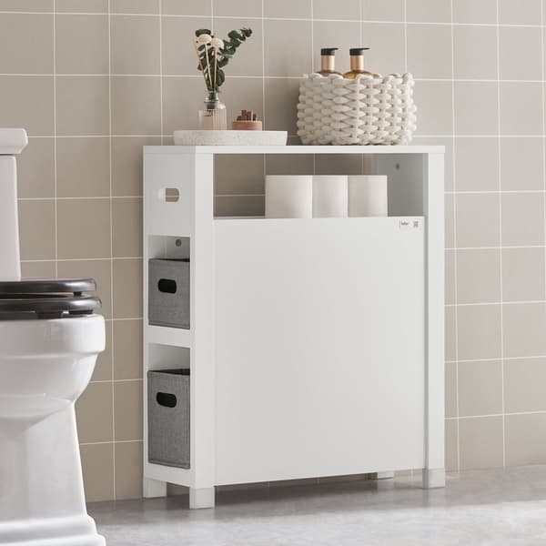Rootz Niche -hylly 2 korilla - Keittiön säilytystila - Kylpyhuoneen järjestely - MDF- ja mäntyrakenne - Kosteudenkestävä jalkatyyny - Helppo koota - 2