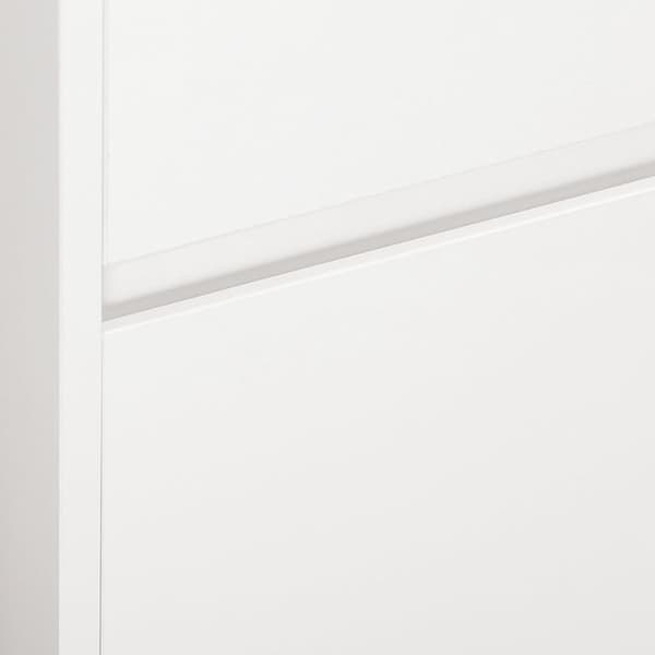 Rootz Mobil kontorvogn - Sidebord med hjul - Printerstander - Opbevaringsskuffer - Låsbare hjul - Nem montering - Hvid - 40 cm x 54 cm x 40 cm