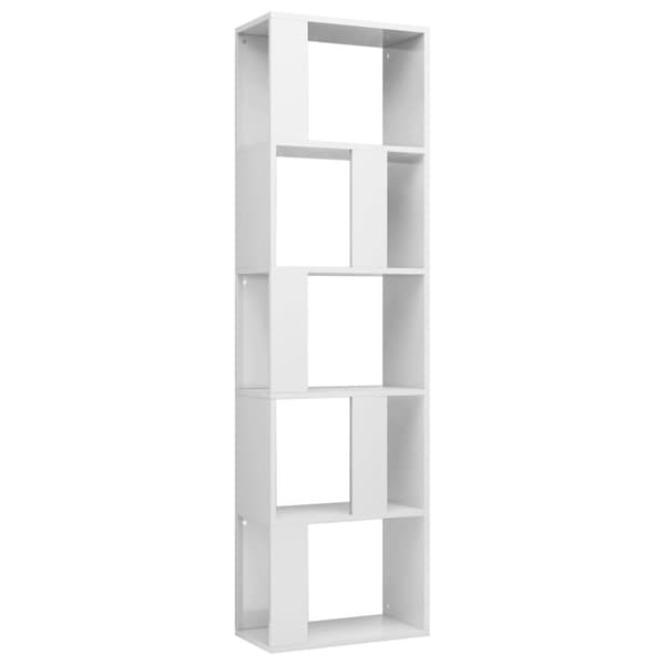 The Living Store Kirjahylly/tilanjakaja korkeak. valk. 45x24x159 cm tekninen puu -  Kirjahyllyt