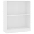 Miniatyrbillede 3 af 7: The Living Store bogreol 60x24x76 cm konstrueret træ hvid -  Bogskabe & reoler