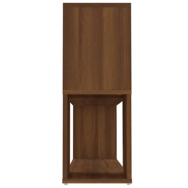 The Living Store bogreol 100x24x63 cm konstrueret træ brun egetræsfarve - Bogskabe & reoler