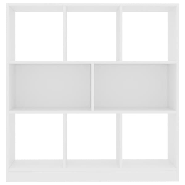 The Living Store bogreol 97,5x29,5x100 cm konstrueret træ hvid -  Bogskabe & reoler