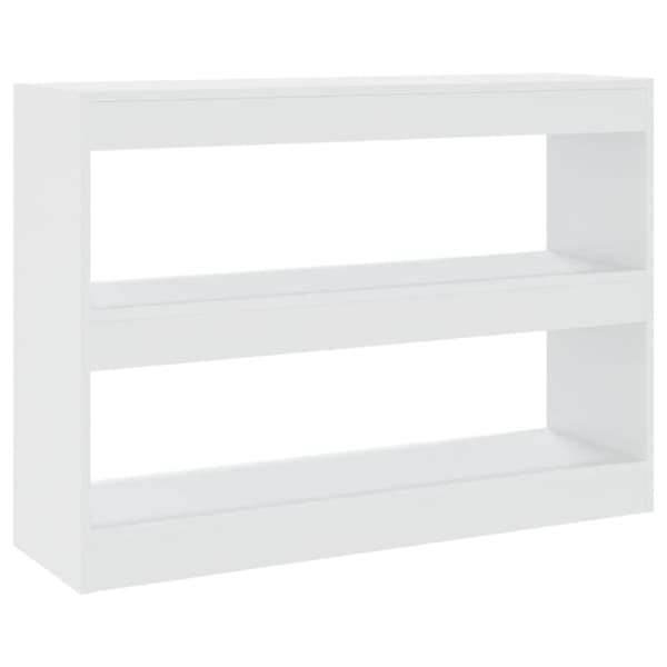 The Living Store Kirjahylly/tilanjakaja valkoinen 100x30x72 cm - Kirjahyllyt
