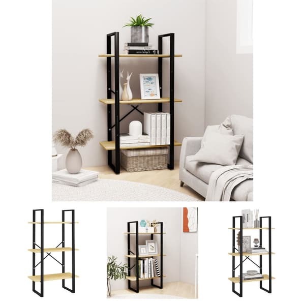 The Living Store Förvaringshylla 60x30x105 cm massiv furu -  Bokhyllor & fristående hyllor