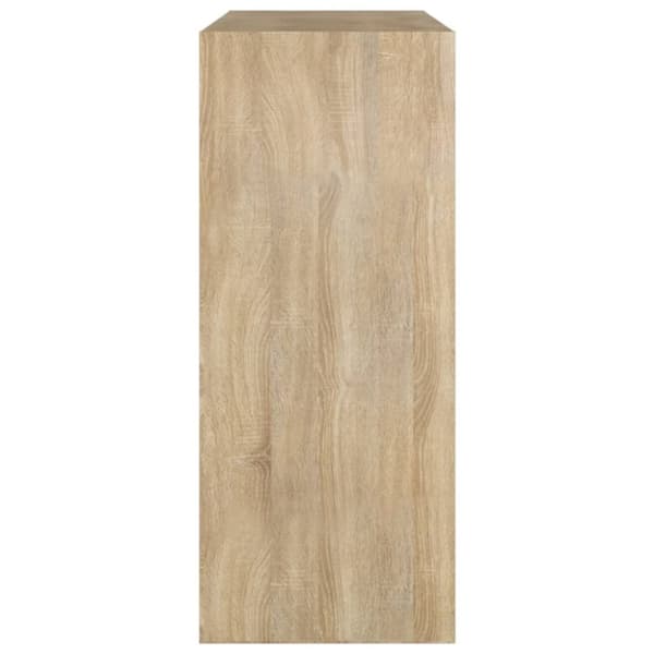 The Living Store bogreol/rumdeler 80x30x72 cm sonoma-eg - Bogskabe & reoler