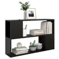 Miniatyrbild 6 av 9: The Living Store Bokhylla svart 100x24x63 cm konstruerat trä -  Bokhyllor & fristående hyllor