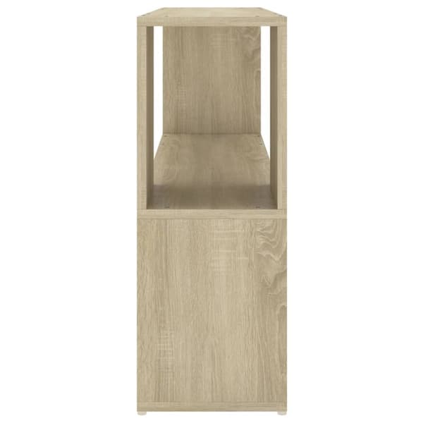 The Living Store bogskab 100x24x63 cm spånplade sonoma-egetræsfarvet - Bogskabe & reoler