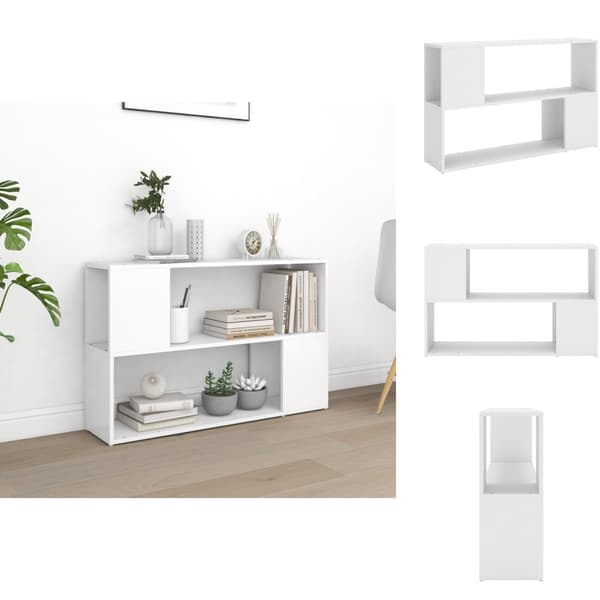 Bogskabe & reoler - Living bogreol 100x24x63 cm spånplade hvid