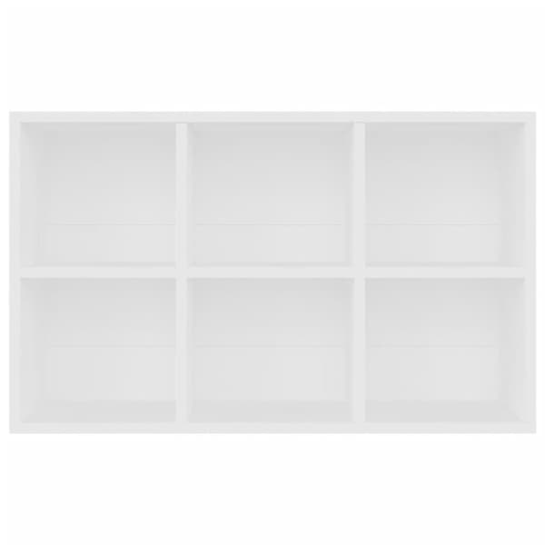 Bogskabe & reoler - Living bogreol/skænk 66x30x98 cm konstrueret træ hvid